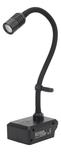 Lámpara De Trabajo Led Cuello De Cisne 3 Modos Mantenimiento