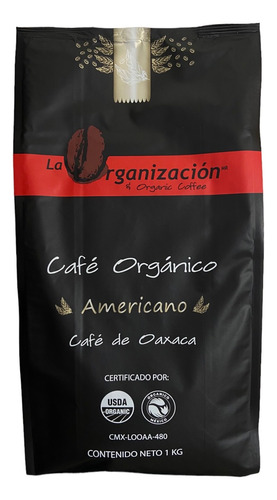 Café Orgánico Americano 1 Kg Molido