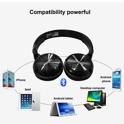 Auricular Inalambrico Philips Shb3060 Estéreo Con Bluetooth
