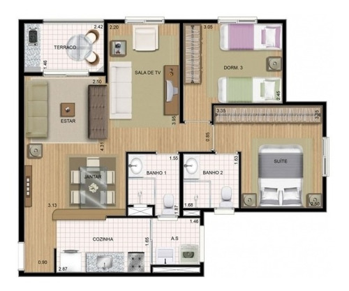 Imagem 13 de 13 de Apartamento À Venda Água Branca Avenida Santa Marina- 10602