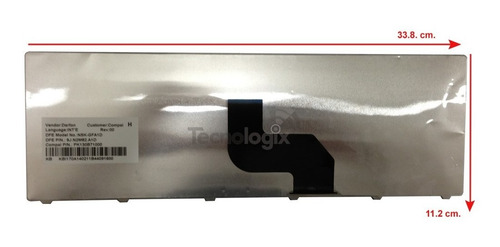 Teclado Emachines E430 E525 E625 E628 E630 E725 Español Neg