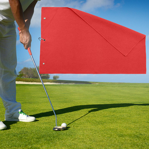 Toalla De Golf Toalla Para Palos De Golf Con Rojo