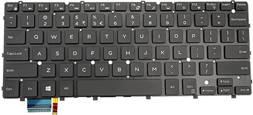 Teclado Retroiluminado Us Layout Para Portátil Dell Xps 13.