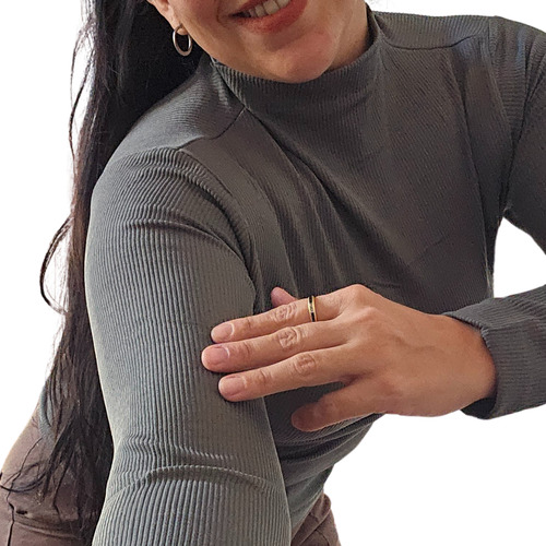 Polera De Mujer Ropa Térmica De Morley Frisada Frisada Dama