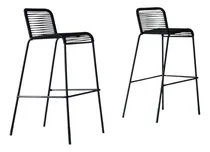 Comprar Banquetas Desayunador Taburete Altas Barra Bar Apilable  X2 
