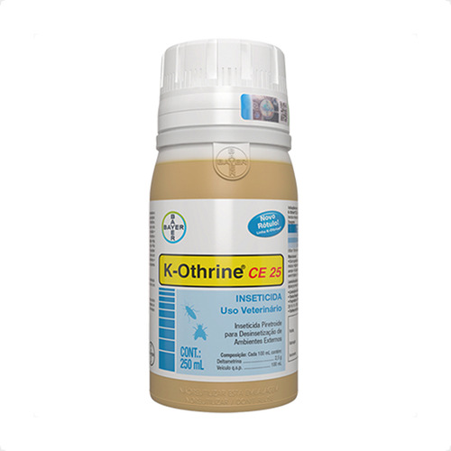 4 K-othrine Ce 25 Bayer Contra Baratas E Insetos - 250 Ml