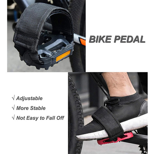 3 Correas Para Pedales De Bicicleta, Cinturón De 1 Pieza
