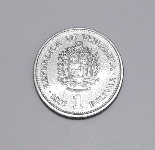 Moneda Venezolana Año 1986 - 1 Bolívar