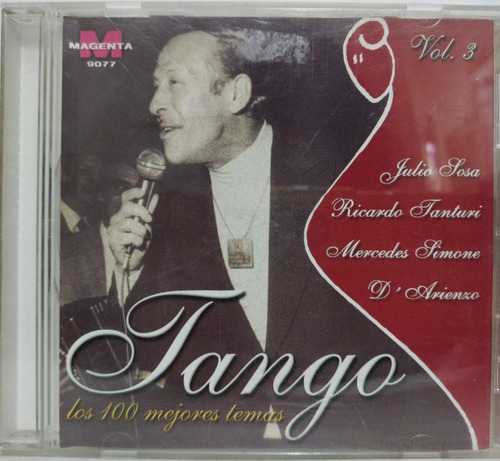 Varios  Tango Los 100 Mejores Temas Vol 3 Cd Argentina