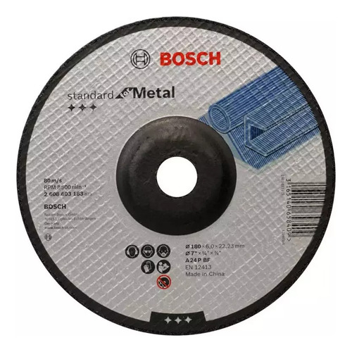 Disco Esmeril Desbaste 7 X 1/4 X 7/8 Bosch Al Mayor