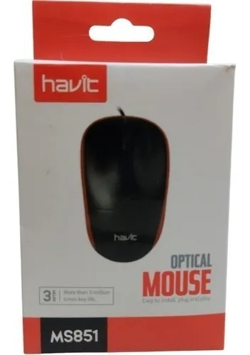 Mouse Havit  MS851 negro