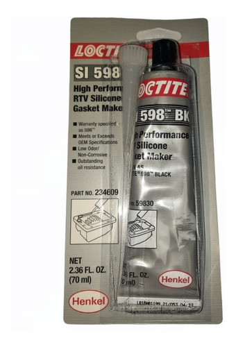 Loctite 598 Si Black High Performance X 70ml