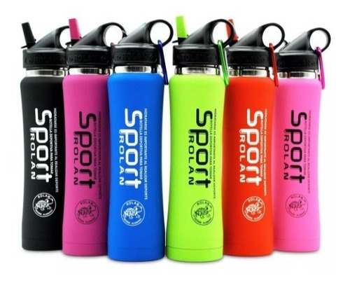 Imagen 2 de 6 de Botella Térmica Deportiva Termo Acero Inoxidable Sport 500ml