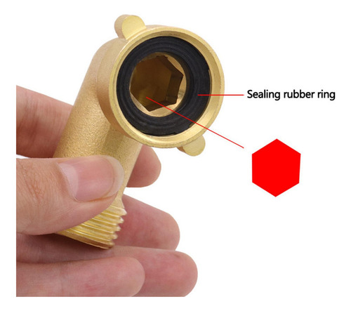 Codo De Manguera De 90 Grados Conector De Codo De Latón Para