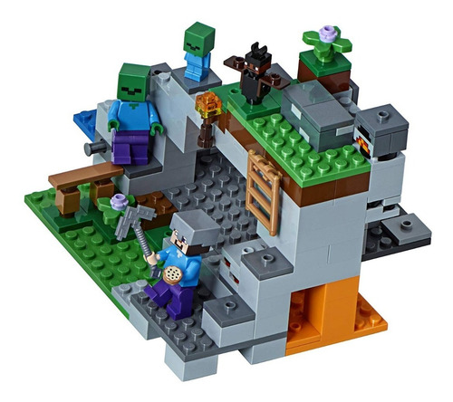 Lego Minecraft 21141 La Cueva Zombie 241 Pzs