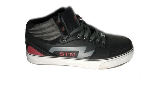 Zapatilla Stone  Negra Gris Urban Desing