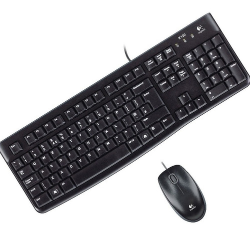 Kit Teclado Numerico Español Y Mouse Usb Logitech Mk120 Flex