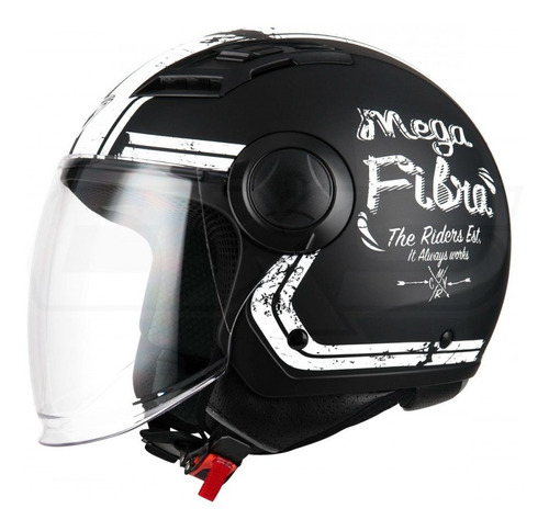 Casco Abierto Fibra Modelo Jet