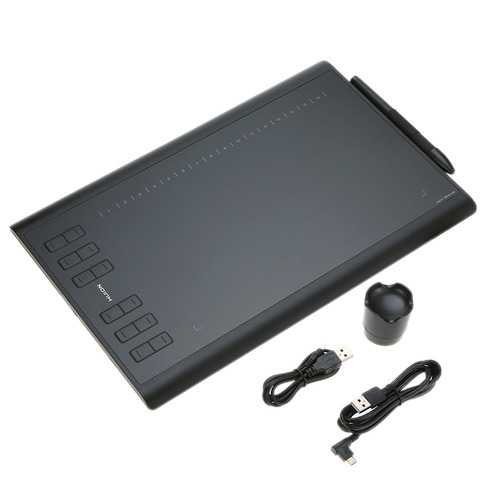 Tablet De Dibujo Huion 1060plus Con Tarjeta De Memoria De 8g