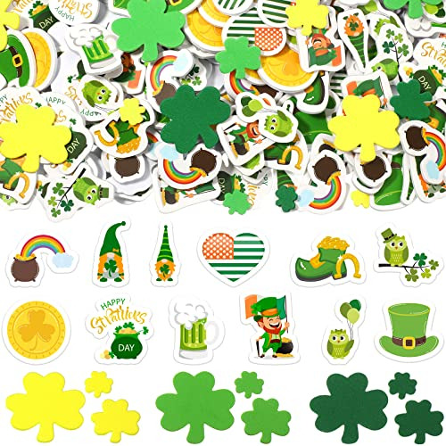 660 Pieces St. Patrick's Day Foam Sticker Assorted Styles Fo