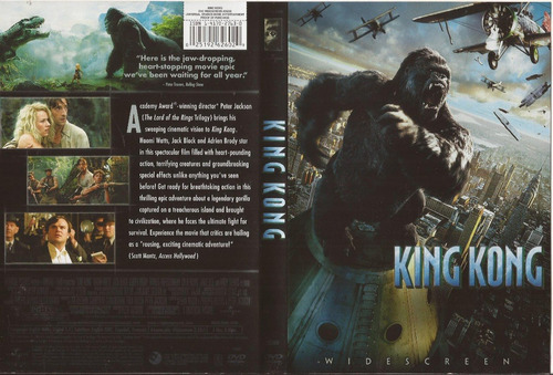 King Kong Dvd Peter Jackson Naomi Watts Jack Black 2005
