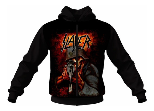 Campera Slayer Metal Bandas Rock Unico Espectacular