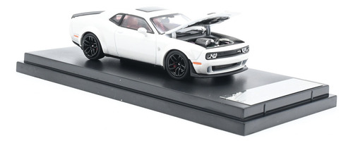 Auto Escala 1/64 Dodge Challenger Srt Hellcat Sthdcbn Blanco