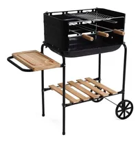 Comprar Parrillero Barbacoa California Leña O Carbón Con Accesorios 