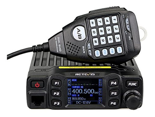 Retevis Rt95 Mobile Dual Band Vhf Uhf 25w Lcd Color 