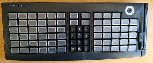 Teclado Programable 68 Teclas Ps2 + Lector Tarjeta 123 Track