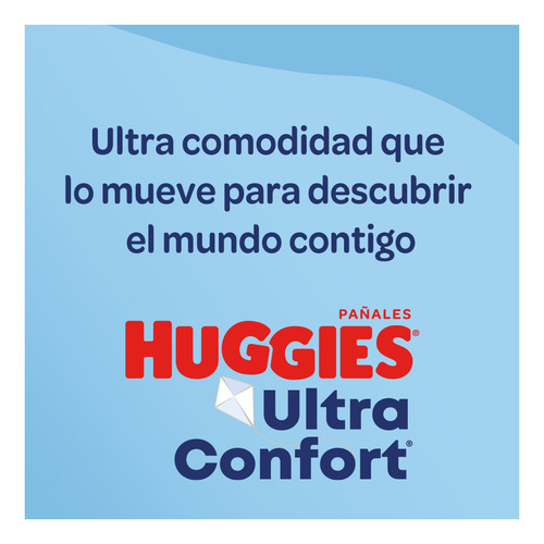 Pañales Huggies Ultraconfort Etapa 7 Niña 40 Piezas
