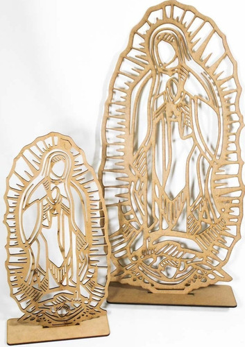 Cuadro Decorativo Virgen De Guadalupe De Mdf 3 Mm, 90 Cm