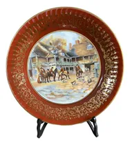 Comprar Plato Decorativo Tsuji Imperial Pintado A Mano 16 Cm