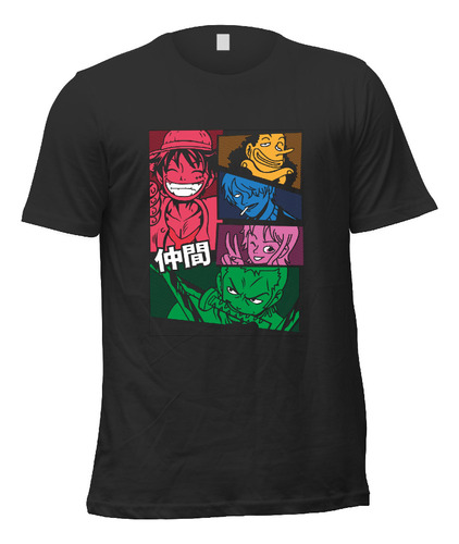 Playera Anime One Piece Straw Hat Pirates A2