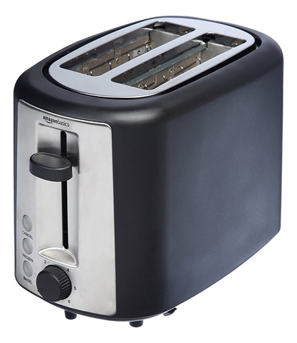 Amazon Basics 2 Slice, Extra-wide Slot Toaster With 6 Sha...