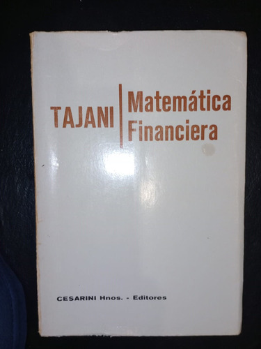 Libro Matemática Financiera Miguel Tajani