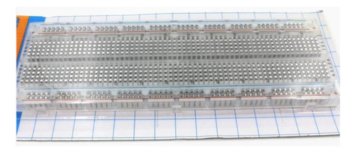 Breadboard / Protoboard 830 Puntos Transparente