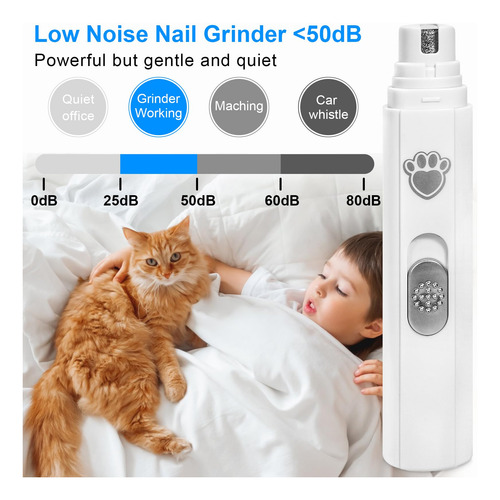 Lima De Uñas Eléctrica Para Perros Y Gatos, 2