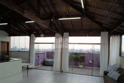 Cobertura Duplex Com 3 Dorms, 2 Vagas, 160m² - Co0265