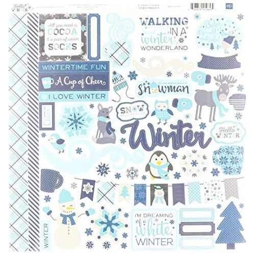 Juego De Colección Hello Winter, 12 X 12 