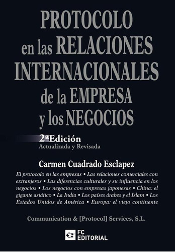 Protocolo En Las Relaciones Internacionales De La Empresa...