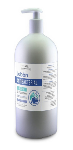 Jabón Liquido Antibacterial 1 Litro Con Dispensador