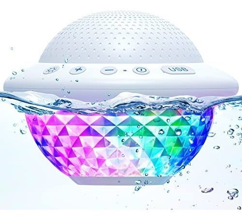 Altavoces Flotantes De Piscina Con Luces Led 9qshk