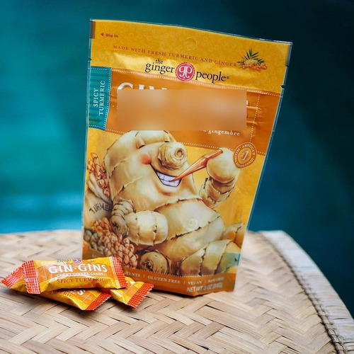 Masticables Picantes De Manzana Y Jengibre Bolsa De 3