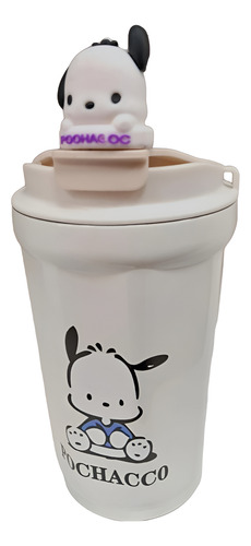 Vaso Cafetero Kawaii 450ml Blanco