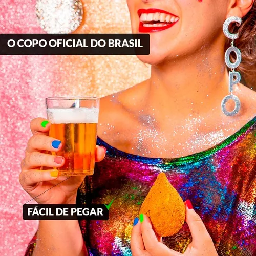 Jogo Copo Americano Lagoinha Tradicional 190ml Com 24 Peças