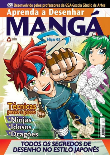 Aprenda A Desenhar Manga, De Onl. Editora Online, Capa Brochura, Edição 3 Em Português