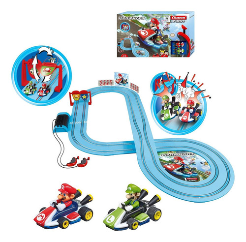 Pista De Carrera Mario Kart Mario Vs Luigi