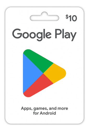Tarjeta Google Play 10 Usd - Entrega Digital - Cuenta Usa