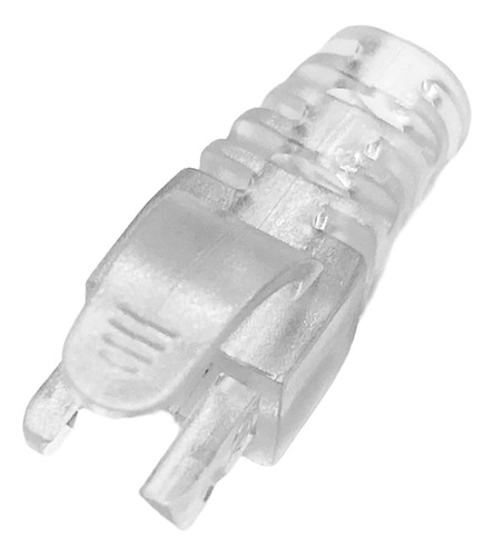 10 Pçs Capa Protetora Snap In Transparente P/ Conector Rj45